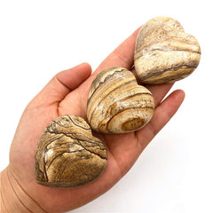 Coeur Jaspe Paysage | Lithothérapie Stéphanie