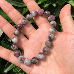 Bracelet en Tourmaline Fleur de Prunier | Lithothérapie Stéphanie