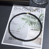 Collier Ras du Cou en Onyx Facetté | Lithothérapie Stéphanie