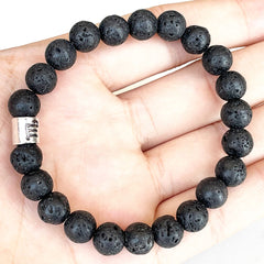 Bracelet Zodiaque Pierre de Lave | Lithothérapie Stéphanie