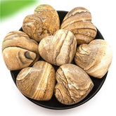 Coeur en Jaspe Paysage | Lithothérapie Stéphanie