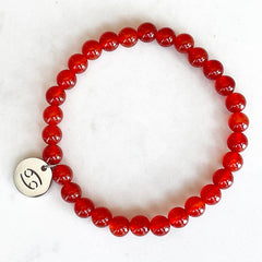 Bracelet Zodiaque en Cornaline