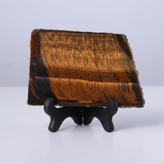 Tranche d'Oeil de Tigre | Lithothérapie Stéphanie