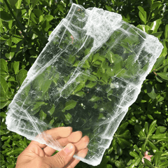 Tranche Pierre Sélénite | Lithothérapie Stéphanie