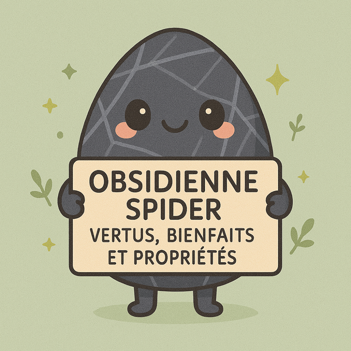 Obsidienne Spider - Vertus, Bienfaits et Propriétés