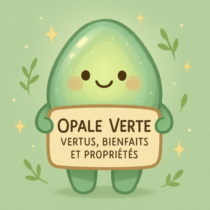 Opale Verte - Vertus, Bienfaits et Propriétés