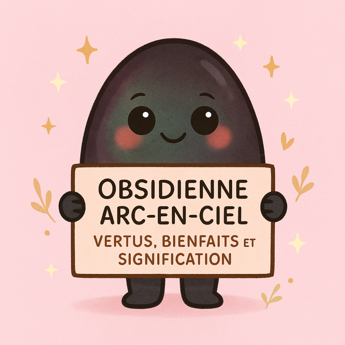 Obsidienne Arc-en-Ciel - Vertus, Bienfaits et Signification
