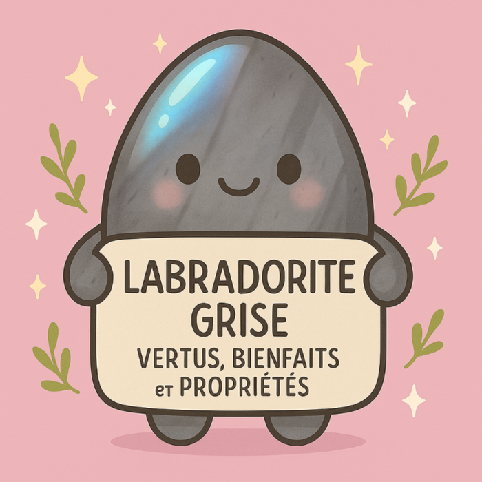 Labradorite Grise - Vertus, Bienfaits et Propriétés