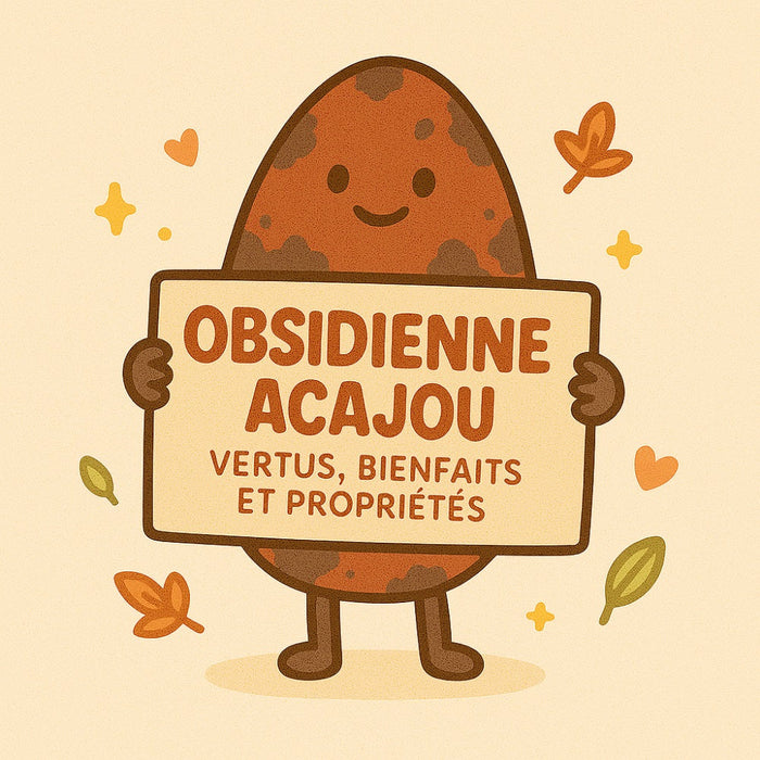 Obsidienne Acajou - Vertus, Bienfaits et Propriétés