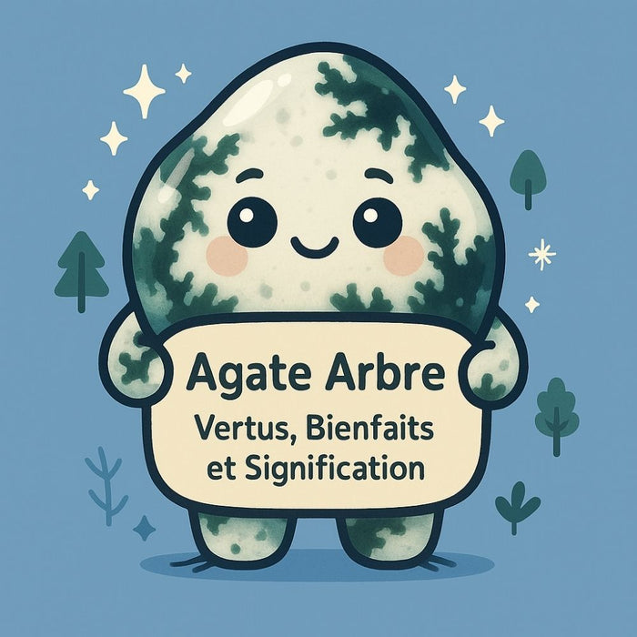 Agate Arbre - Vertus, Bienfaits et Signification