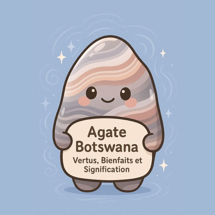 Agate Botswana - Vertus, Bienfaits et Signification