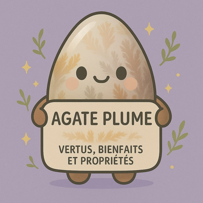 Agate Plume - Vertus, Bienfaits et Propriétés