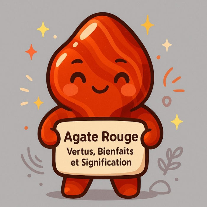 Agate Rouge - Vertus, Bienfaits et Signification