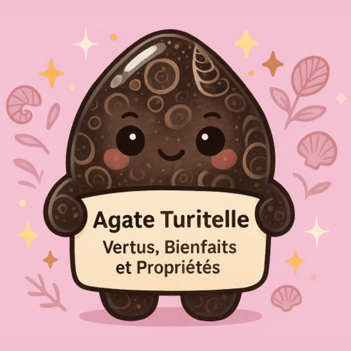 Agate Turitelle - Vertus, Bienfaits et Propriétés