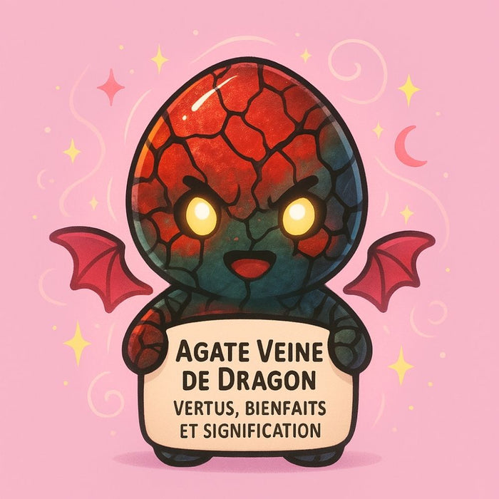 Agate Veine de Dragon - Vertus, Bienfaits et Signification