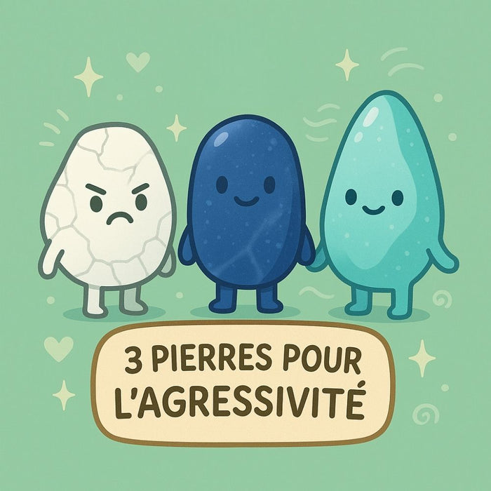 3 Pierres pour l'Agressivité