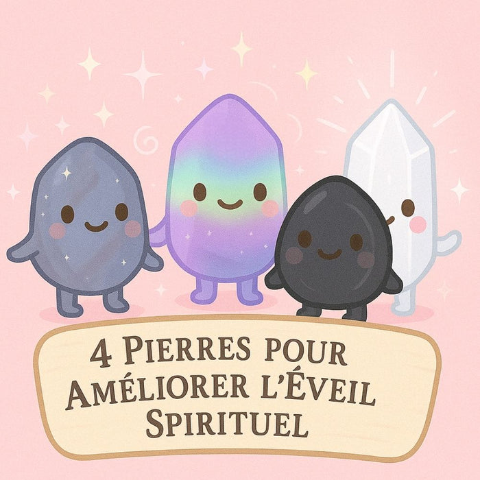 4 Pierres pour Améliorer l’Éveil Spirituel