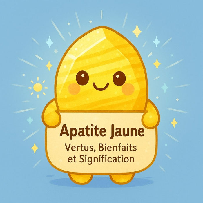 Apatite Jaune - Vertus, Bienfaits et Signification