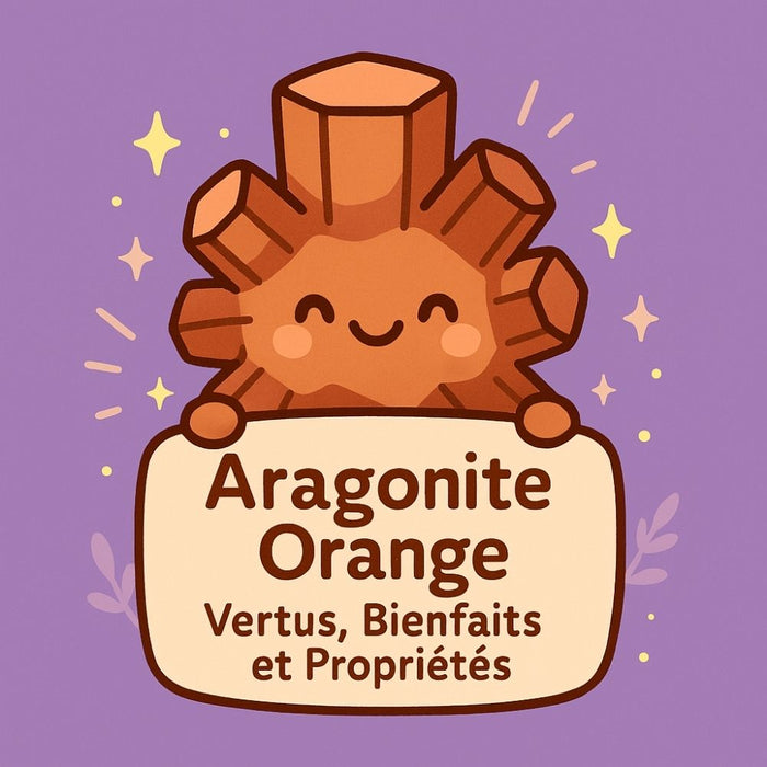 Aragonite Orange - Vertus, Bienfaits et Propriétés