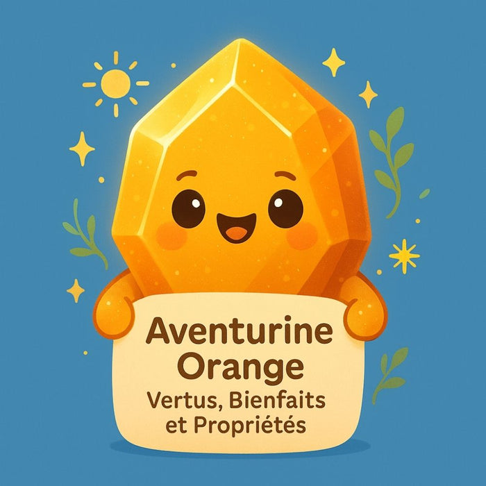 Aventurine Orange - Vertus, Bienfaits et Propriétés