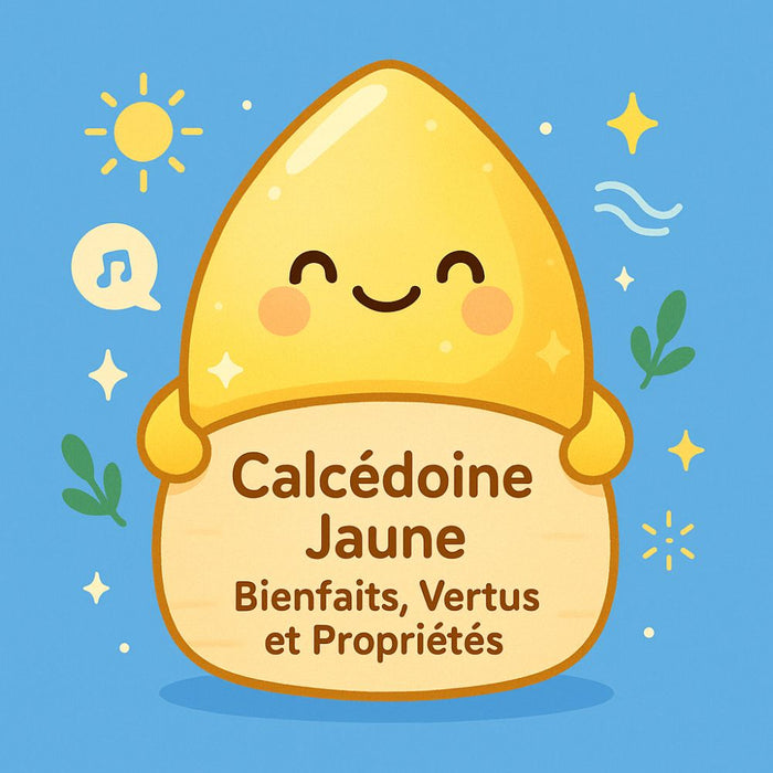 Calcédoine Jaune - Bienfaits, Vertus et Propriétés