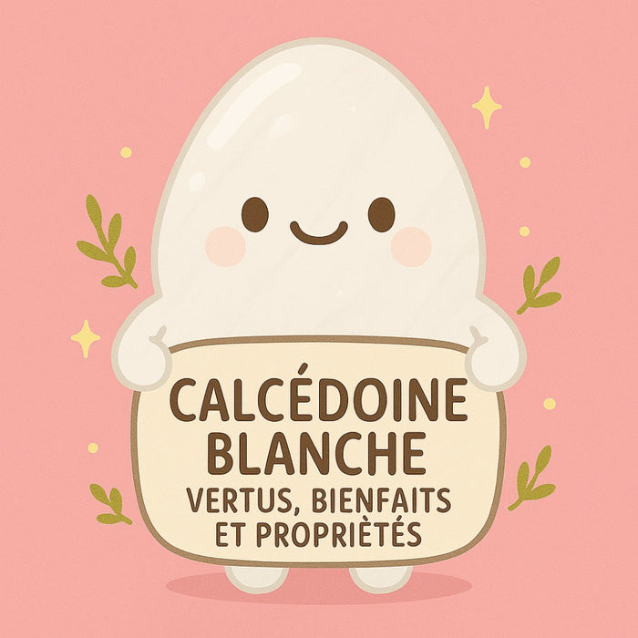 Calcédoine Blanche - Vertus, Bienfaits et Propriétés