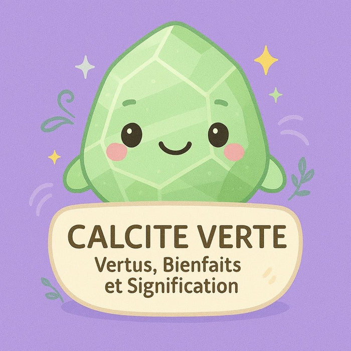 Calcite Verte - Vertus, Bienfaits et Signification