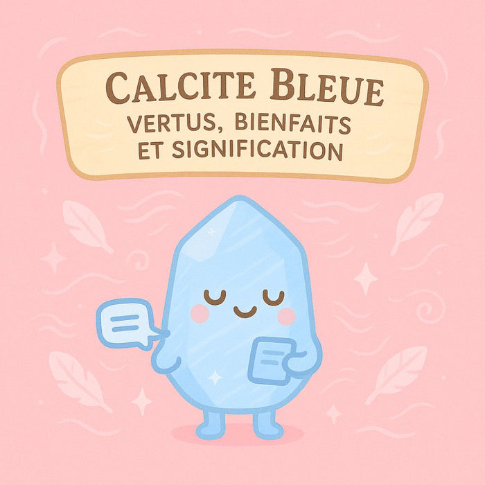 Calcite Bleue - Vertus, Bienfaits et Signification
