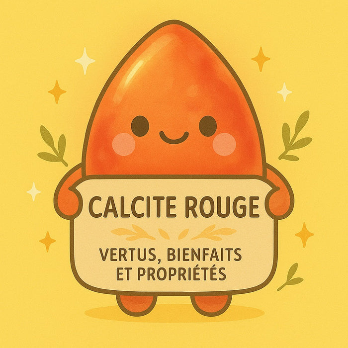 Calcite Rouge - Vertus, Bienfaits et Propriétés