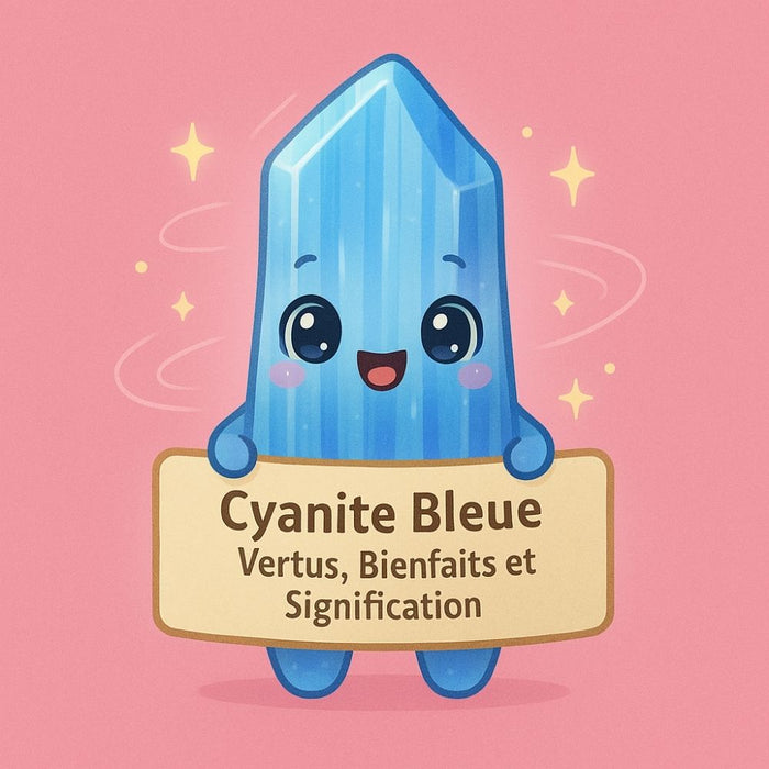 Cyanite Bleue - Vertus, Bienfaits et Signification