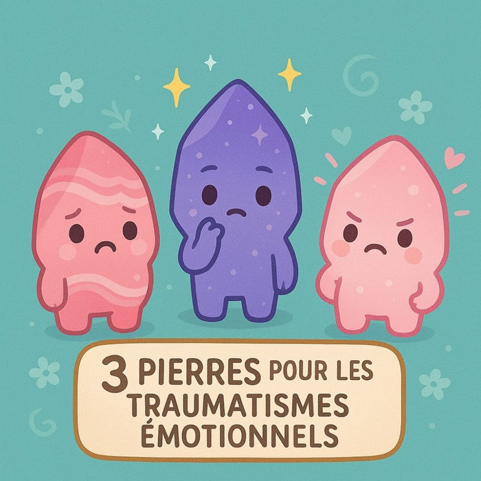 3 Pierres pour les Traumatismes Émotionnels