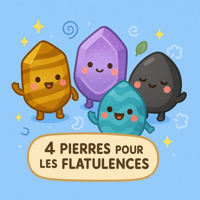 4 Pierres pour les Flatulences