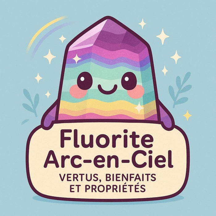 Fluorite Arc-en-Ciel - Vertus, Bienfaits et Propriétés