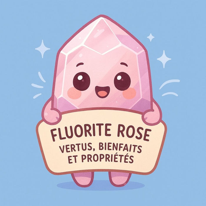 Fluorite Rose - Vertus, Bienfaits et Propriétés