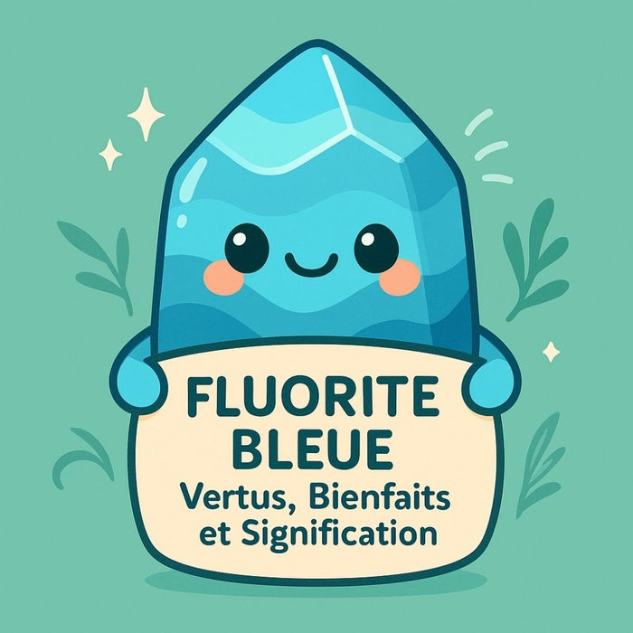 Fluorite Bleue - Vertus, Bienfaits et Signification