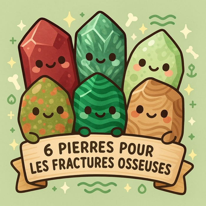 6 Pierres pour les Fractures Osseuses