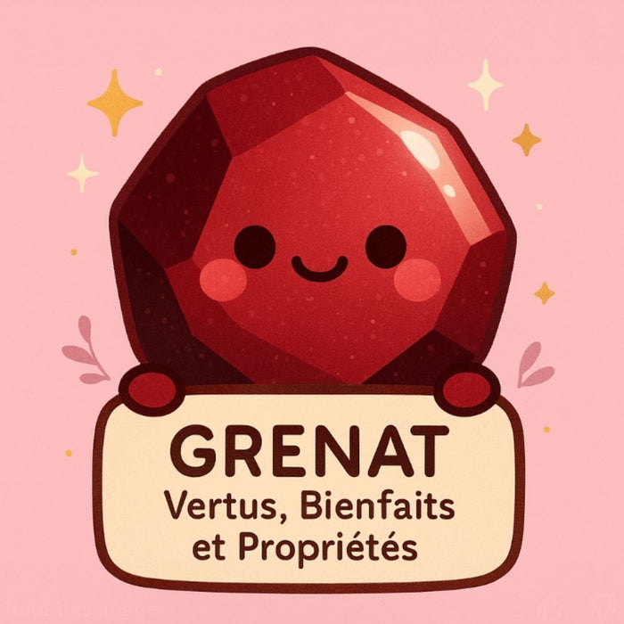 Grenat - Vertus, Bienfaits et Propriétés