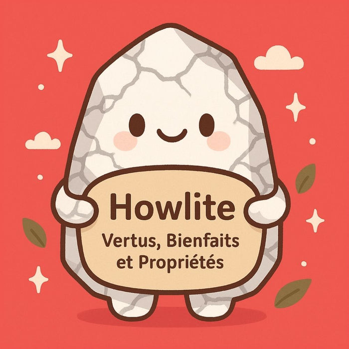 Howlite - Vertus, Bienfaits et Propriétés