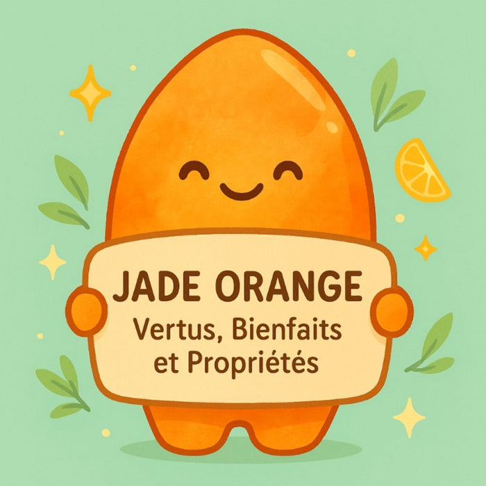 Jade Orange - Vertus, Bienfaits et Propriétés