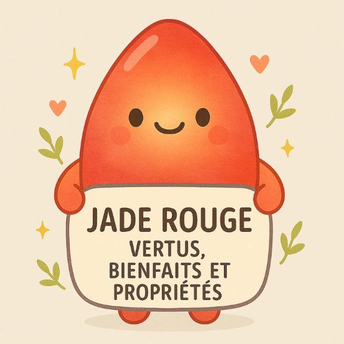 Jade Rouge - Vertus, Bienfaits et Propriétés