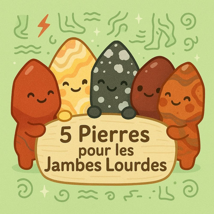 5 Pierres pour les Jambes Lourdes
