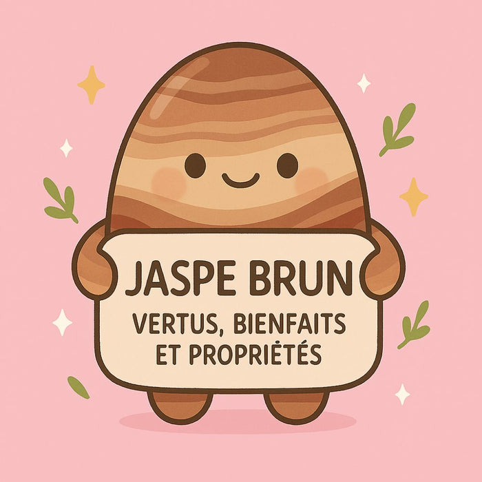 Jaspe Brun - Vertus, Bienfaits et Propriétés