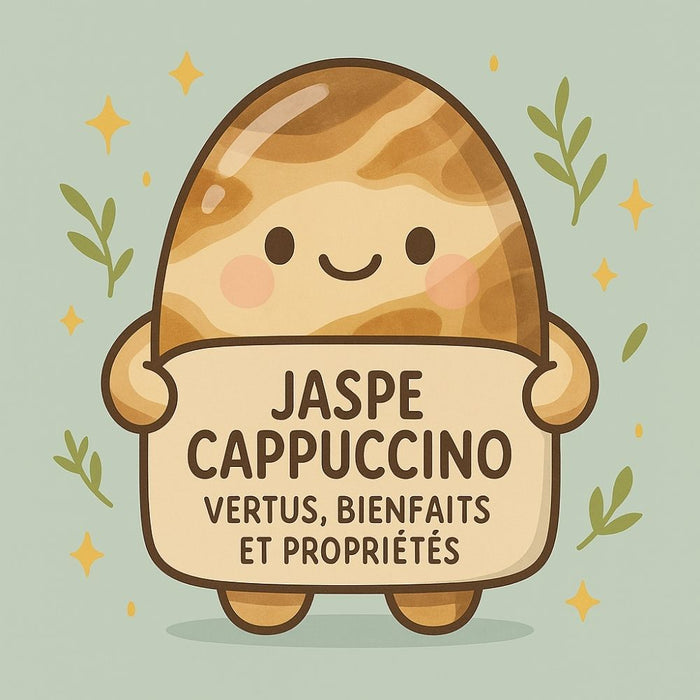 Jaspe Cappuccino - Vertus, Bienfaits et Propriétés