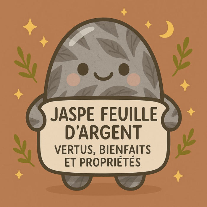 Jaspe Feuille d'Argent - Vertus, Bienfaits et Propriétés