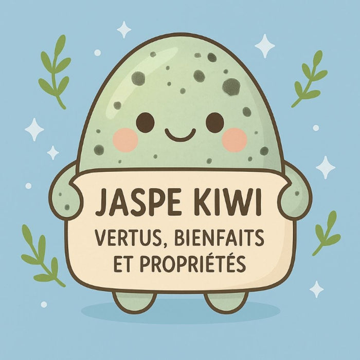 Jaspe Kiwi - Vertus, Bienfaits et Propriétés