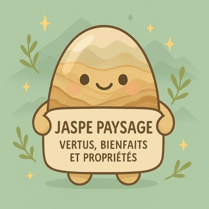 Jaspe Paysage - Vertus, Bienfaits et Propriétés