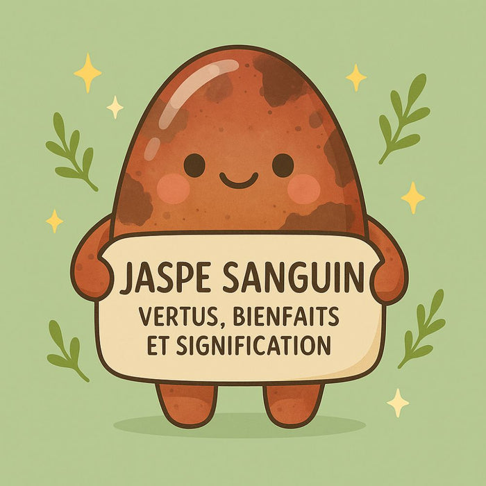Jaspe Sanguin - Vertus, Bienfaits et Signification