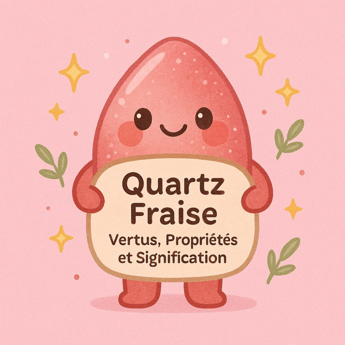 Quartz Fraise - Vertus, Propriétés et Signification