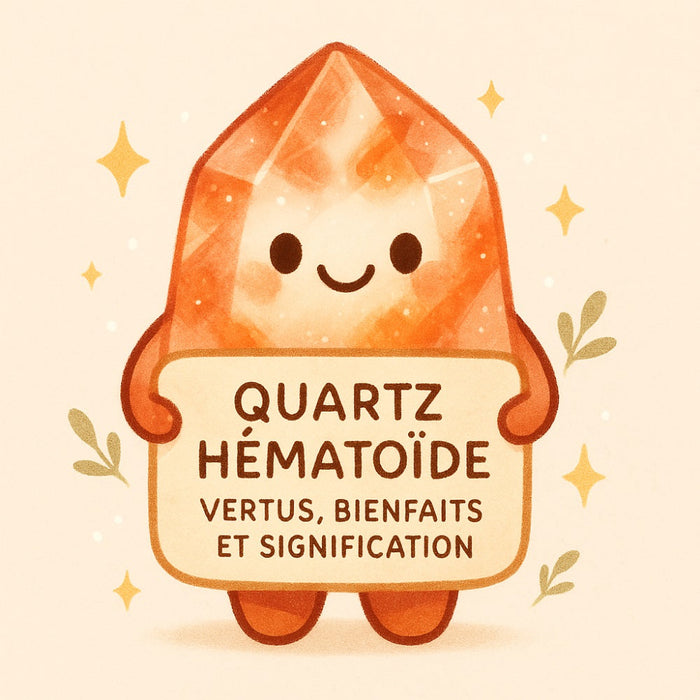 Quartz Hématoïde - Vertus, Bienfaits et Signification