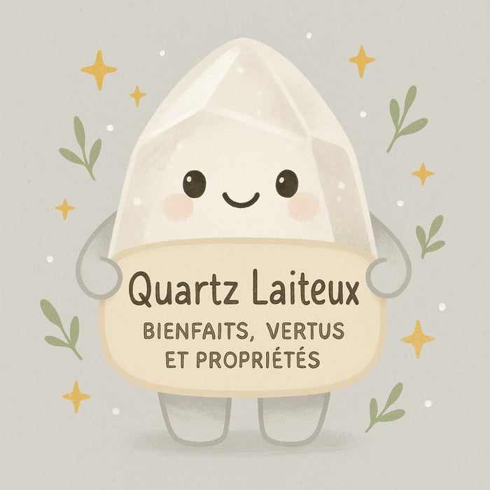 Quartz Laiteux - Bienfaits, Vertus et Propriétés